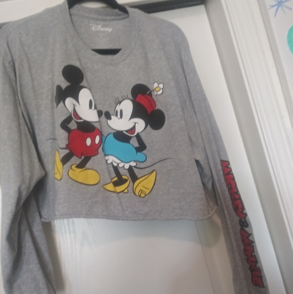 Mickey and minnie long sleeve